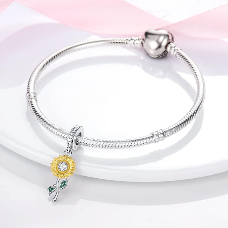 CYCUFF Store 925 Sterling Silver Charms Suitable for Charm Necklaces, Bracelet Pendants Beads Jewellery Gift for Women Family Friends - Image 1